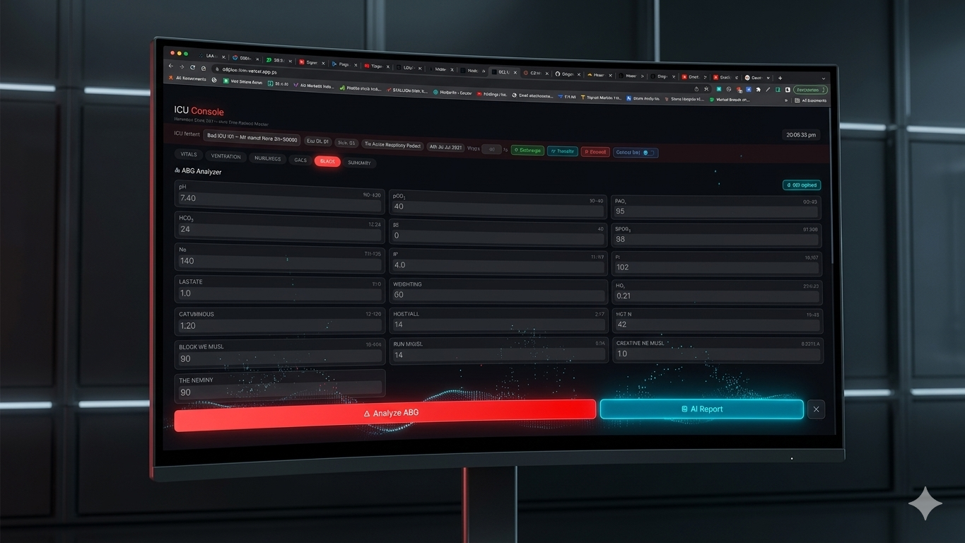 ICU Console — vitals and monitoring